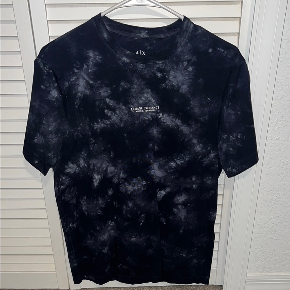 Armani Exchange tie dye t-shirt